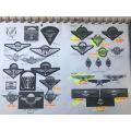 PARACHUTE BADGES & INSIGNIA OF THE WORLD BY R.J. BRAGG & ROY TURNER-SPIRAL BOUND-PHOTOCOPY-100 PAGES
