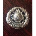 REGT. BOLAND  WHITE METAL CAP BADGE-APPROVED IN 1962- 2X SCREW LUGS