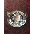 REGT. BOLAND  WHITE METAL CAP BADGE-APPROVED IN 1962- 2X SCREW LUGS