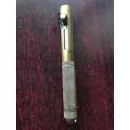 PENCIL FLAIR,BRASS + METAL -WORKING CONDITION-TOTAL LENGTH 122MM