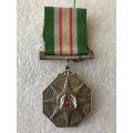 FULL SIZE SA RAILWAY POLICE STAR FOR FAITHFUL SERVICE(1980) AWARDED TO S./SERS E.R. BEZUIDENHOUT 15.