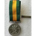 SA COMMANDO CLOSURE FULL SIZE MEDAL WITH BAR-NUMBERED