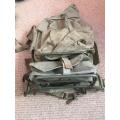 COMPLETE A53/B57 RADIO CARRY BAG WITH STEEL FRAME IN VERY GOOD & COMPLETE CONDITION-FRAME MEASURES 4