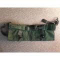 ORIGINAL OLIVE GREEN RHODESIAN GROUND SHEET HOLDER- IN GOOD CONDITION