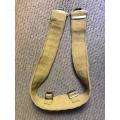 BRITISH 1937 WEBBING PATTERN STABLE BELT-WW2-EXTENDED LENGTH 88CM-BRASS CLIPS & BUCKLES
