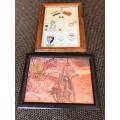 SADF POSTCARDS-SOLD WITH ORIGINAL BORDER WAR PERIOD PICTURE ALSO FRAMED
