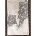 SA RECCE REGT. PENCIL SKETCH BY L. GREWER STEENKAMP AND SIGNED BY MAJ. F.W. LOOTSand COL. JAN BREYTE