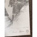 SA RECCE REGT. PENCIL SKETCH BY L. GREWER STEENKAMP AND SIGNED BY MAJ. F.W. LOOTSand COL. JAN BREYTE