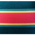 ORIGINAL,WAR PERIOD,FULL SIZE AFRICA SERVICE MEDAL RIBBON-SOLD IN LENGTHS OF 15CM-LONGER LENGTHS CAN