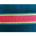 ORIGINAL,WAR PERIOD,FULL SIZE AFRICA SERVICE MEDAL RIBBON-SOLD IN LENGTHS OF 15CM-LONGER LENGTHS CAN