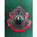 ONE MAINTENANCE UNIT CAP BADGE-APPROVED 1986- 2X SCREW LUGS