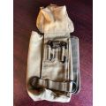 RHODESIA BUSH WAR PERIOD PATTERN 64 WEBBING POUCH FOR RADIO-MARKED IN THE LID