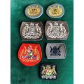 SA ARMYSELECTION OF SERGEANT MAJOR RANKS- SOLD TOGETHER- 7 IN TOTAL