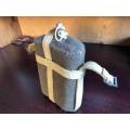 WW2 PATTERN 1937 WATER BOTTLE WITH CARRIER AND STOPPER