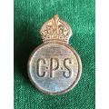 CAP BADGE OF CIVILIAN PROTECTION SERVICE A VOLUNTARY ORGANISATION EXISTING FOR GUARD DUTIES- WW2-NUM