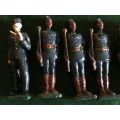 SET OF 6 LEAD SOLDIERS MADE BY WELL KNOWN ARTIST IAN STEWART-BOER WAR DURBAN BOROUGH POLICE C 1900-A
