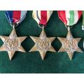 WW2 MEDAL GROUP OF 6 AWARDED TO 101184 A.H. GRADWELL