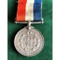 SOUTH AFRICAN MEDAL FOR WAR SERVICE (SILVER)-THEY WERE ISSUED UNNAMED