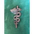 SA MEDICAL SERVICES-BRONZE OPERATIONAL MEDICAL ORDERLY`S BREAST BADGE (OPS MEDIC)APPROVED IN 1984-