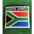 SA FLAG EMBROIDERED PATCH-MEASURES 53 MM X 47 MM
