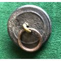 BLACK COMPOSITION BUTTON-WORN ON GREAT COAT OF FOOT POLICE AND NON EUROPEANS-DIAMETER 25 MM