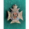 RHODESIA REGIMENT K/C BRASS CAP BADGE-WORN 1927-1947-STICK PIN