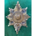 VICTORIAN MILITARY ROYAL WORCESTERSHIRE REGIMENT HELMET PLATE-ORIGINAL WITH 4 LUGS-MEASURES 110X80MM