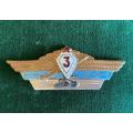 USSR SOVIET RUSSIAN MILITARY MISSILE TANKER CLASS 3 BADGE PIN-1980`S