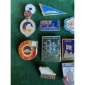SOVIET RUSSIA NAVY PINS- SELECTION OF 13 SOLD TOGETHER-CIRCA 1980`S-STICK PINS INTACT