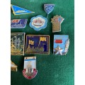 SOVIET RUSSIA NAVY PINS- SELECTION OF 13 SOLD TOGETHER-CIRCA 1980`S-STICK PINS INTACT