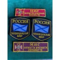 SOVIET RUSSIA NAVY PATCHES-4 SOLD TOGETHER-1980`S