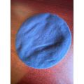 SA ARMY BERET,DARK BLUE,DATED 1991-SIZE 61-VERY GOOD CONDITION