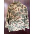 POLICE TASK FORCE 2ND PATTERN CAMO JACKET-USED CONDITION-NO TEARS OR HOLES,ZIPPER IS ALL GOOD,BUTTON