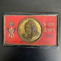 BOER WAR QUEEN VICTORIA CHOCOLATE TIN-SENT TO EACH SOLDIER IN SOUTH AFRICA DURING THE WAR