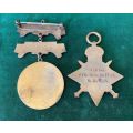 WW1 WAR MEDAL NAMED TO 46884 PTE. H.W. CATTLE R.A.M.C.-SOLD WITH OTHER MEDAL ALSO NAMED TO HIM