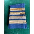 RHODESIA AIR FORCE GROUP CAPTAIN GOLD BRAID SEWN -ON NAVY CLOTH,MESS DRESS RANK