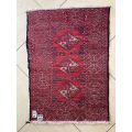 AUTHENTIC HAND MADE PERSIAN TURKOMAN-DIMENSIONS 1100 X 550MM