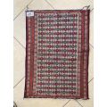 AUTHENTIC HAND MADE PERSIAN TURKOMAN-DIMENSIONS 850 X 430MM