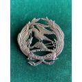 1ST CITY REGIMENT TOM O`SHANTER BADGE-WORN POST 1952- 2 PINS (REPLACED)