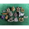 SELECTION OF 16 SA AND RHODESIAN BADGES-SOLD TOGETHER-SOME OF THEM WITHOUT LUGS