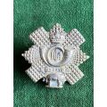 THE HIGHLAND LIGHT INFANTRY-WITH SMALL SCROLL COLLAR BADGE,WHITE METAL 1902-52-ONE LUG