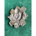 THE HIGHLAND LIGHT INFANTRY-WITH SMALL SCROLL COLLAR BADGE,WHITE METAL 1902-52-ONE LUG