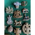 SELECTION OF 15 BRITISH BADGES AND TITLES-SOLD TOGETHER-SOME WITHOUT LUGS