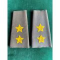 SADF RANK BOARDS FOR LIEUTENANT RUBBERIZED 1980`S-1996