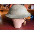 WW2 SA MADE `BRODIE HELMET` COMES WITH LINER AND CHIN STRAP