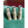 3X 0,455 MARTINI HENRY CARTRIDGE CASES- 3 SOLD TOGETHER