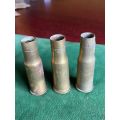 3X 0,455 MARTINI HENRY CARTRIDGE CASES- 3 SOLD TOGETHER