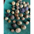 LARGE SELECTION OF NAVAL BUTTONS-SOLD TOGETHER OVER 40