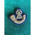 PROFICIENCY BADGE FOR BUGLER-1940`S-BULLION EMBROIDERED