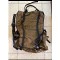 PATTERN 83 LARGE BACK PACK,WITHOUT THE FRAME-COMPLETE AND GOOD CONDITION WITH ALL ZIPS WORKING